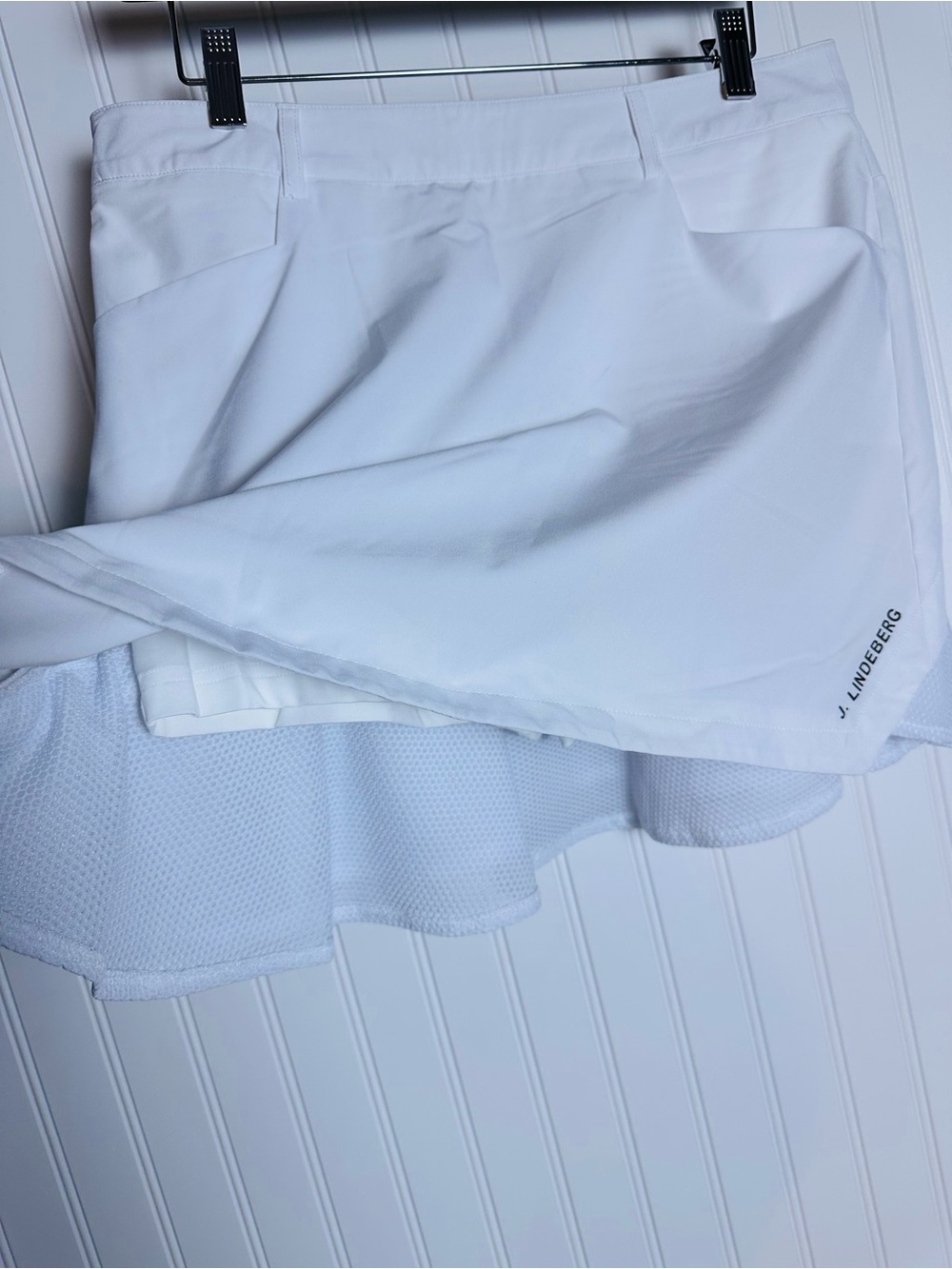 J.Lindeberg White Performance Golf Skort XL - Picture 10 of 14